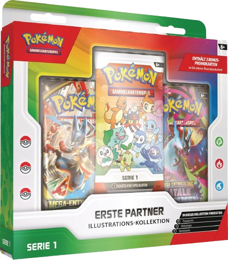 Pokemon Erste Partner Illustration Kollektion DE